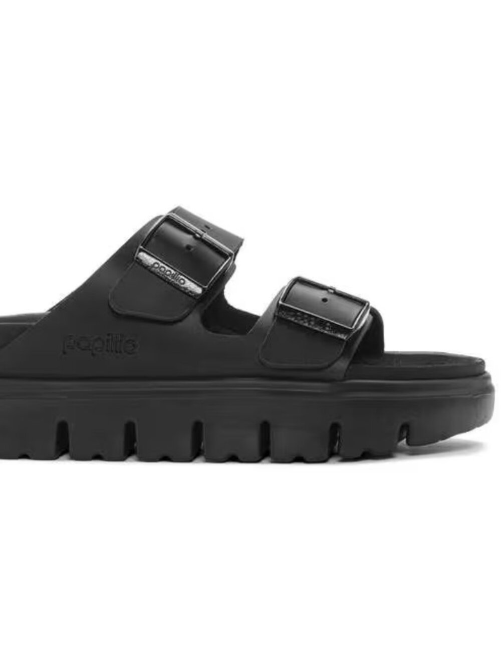 NEW BirkenstockARIZONA Papillio Exquiste Black Chunky Sandals 40 Womens 9 - Picture 2 of 4